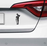3D WW1 Tommy Chrome ABS 3D automobile / car / Truck / Decal / logo Remembrance armistice veteran lest we forget hm forces