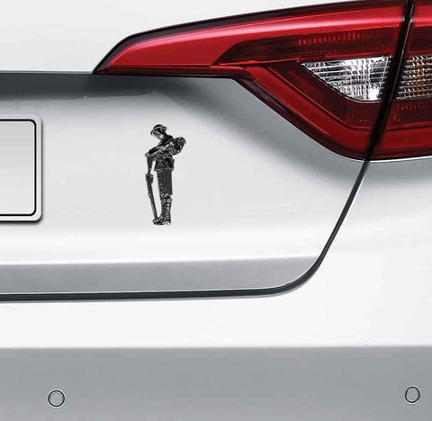 3D WW1 Tommy Chrome ABS 3D automobile / car / Truck / Decal / logo Remembrance armistice veteran lest we forget hm forces