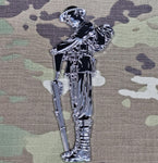 3D WW1 Tommy Chrome ABS 3D automobile / car / Truck / Decal / logo Remembrance armistice veteran lest we forget hm forces