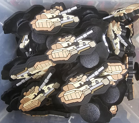 Challenger MBT Tank - Shoe charm - clog / water shoe - novelty charm / gem / logo customise your footwear