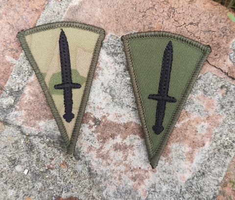 All Arms Commando Dolch Subdued Bestickter Aufnäher