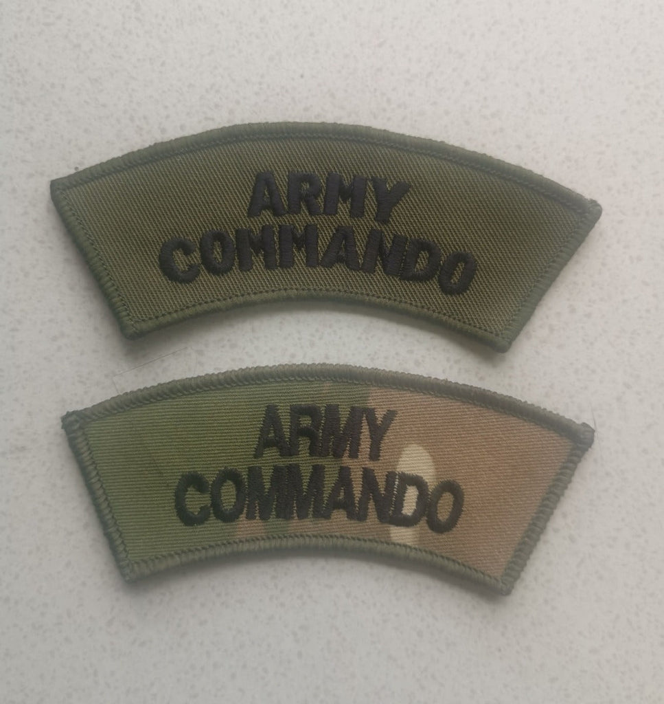Army Commando Flash Army Commando Shoulder Flash / Mud Guard – Badge Workshop