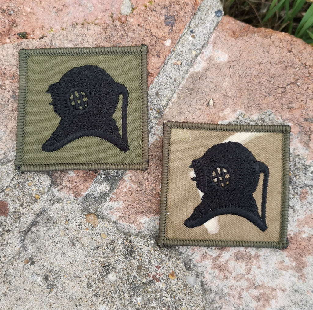 Embroidered Diver RE Combat Subdued Qual Badge – Badge Workshop
