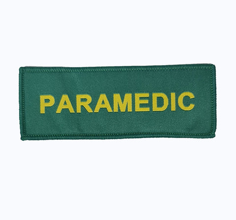 Rettungsdienst-Abzeichen / Patch 40mm x 100mm - Rettungssanitäter