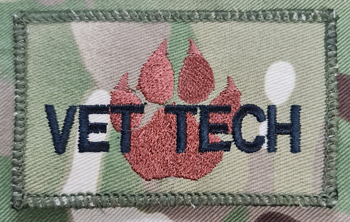Embroidered (MWA) RAVC VET-TECH Badge – Badge Workshop