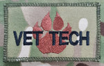 Embroidered (MWA) RAVC VET-TECH Badge